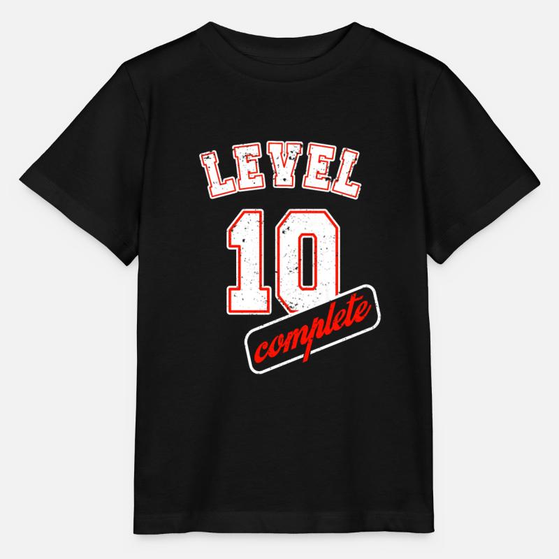 10. Geburtstag Geschenkidee - Stanley/Stella Kinder T-Shirt MINI CREATOR  - Schwarz