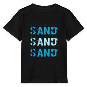 Sand Sand Sand / Sommer / Sprüche / Trend - Stanley/Stella Kinder T-Shirt MINI CREATOR  - Schwarz - Vorne - Mikhail (115cm)