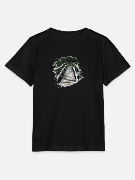 Holzbrücke - Stanley/Stella Kinder T-Shirt MINI CREATOR - Schwarz