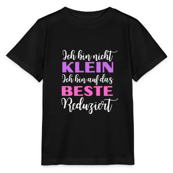ich bin nicht klein, ich bin auf das beste - Stanley/Stella Kinder T-Shirt MINI CREATOR  - Schwarz - Vorne - Mikhail (115cm)
