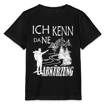 Ich kenn da ne Abkürzung - Stanley/Stella Kinder T-Shirt MINI CREATOR  - Schwarz - Vorne - Mikhail (115cm)