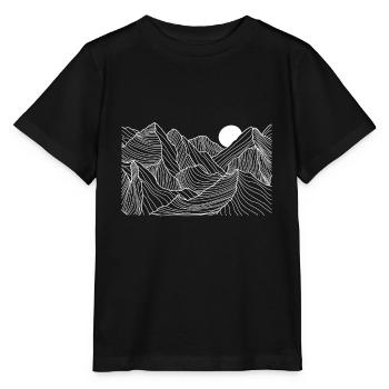 Mountains Alps Mountaineering - Stanley/Stella MINI CREATOR Kids’ T-Shirt - black - Front - Mikhail (115cm)