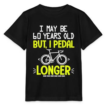 60 Jahre Jubiläum Radfahren 60 Jahre - Stanley/Stella Kinder T-Shirt MINI CREATOR  - Schwarz - Vorne - Mikhail (115cm)