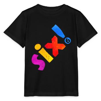 SIX 6 YEARS 6TH BIRTHDAY - Stanley/Stella MINI CREATOR Kids’ T-Shirt - black - Front - Mikhail (115cm)
