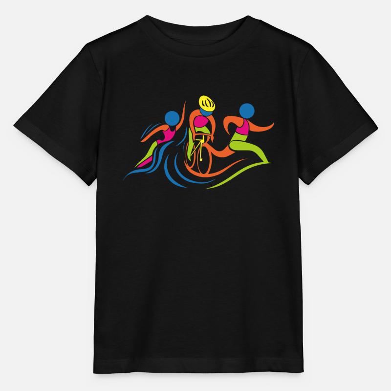 Triathlon - T-shirt bio MINI CREATOR Stanley/Stella Enfant - noir