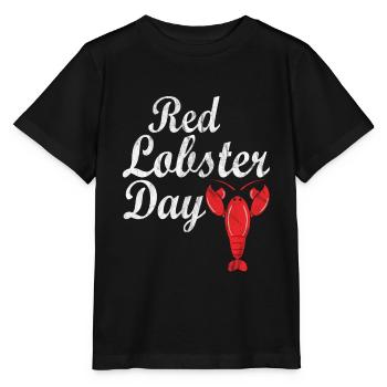 Lobster,Hummer,Unterwasser Krebs,Languste - Stanley/Stella Kinder T-Shirt MINI CREATOR  - Schwarz - Vorne - Mikhail (115cm)