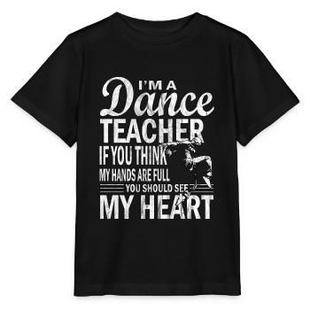 Dance, tap, tap dancing - Stanley/Stella MINI CREATOR Kids’ T-Shirt - black - Front - Mikhail (115cm)