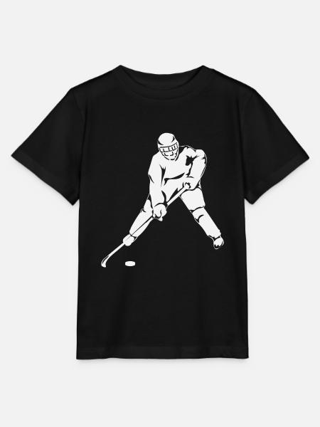 Eishockey Spieler - Stanley/Stella Kinder T-Shirt MINI CREATOR - Schwarz