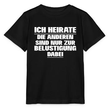 Junggesellenabschied - Stanley/Stella Kinder T-Shirt MINI CREATOR  - Schwarz - Vorne - Mikhail (115cm)