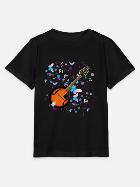Mandoline - Stanley/Stella Kinder T-Shirt MINI CREATOR - Schwarz