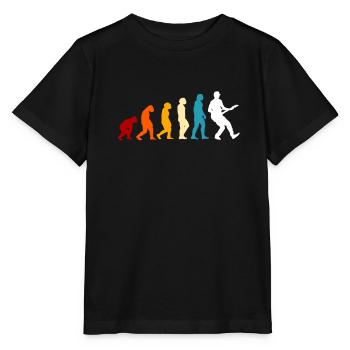 E-guitare Evolution - T-shirt bio MINI CREATOR Stanley/Stella Enfant - noir - Devant - Mikhail (115cm)