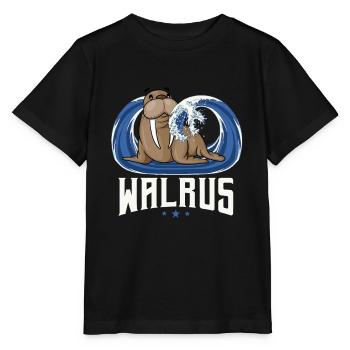 Morses - T-shirt bio MINI CREATOR Stanley/Stella Enfant - noir - Devant - Mikhail (115cm)