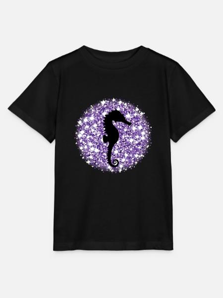 Seepferdchen - Stanley/Stella Kinder T-Shirt MINI CREATOR - Schwarz