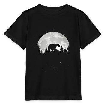 Bär - Stanley/Stella Kinder T-Shirt MINI CREATOR  - Schwarz - Vorne - Mikhail (115cm)