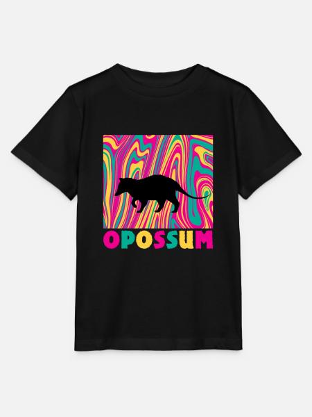 Opossum - Stanley/Stella Kinder T-Shirt MINI CREATOR - Schwarz