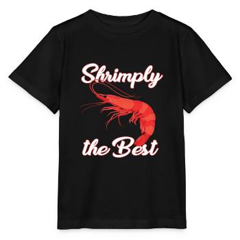 Shrimp - Stanley/Stella Kinder T-Shirt MINI CREATOR  - Schwarz - Vorne - Mikhail (115cm)