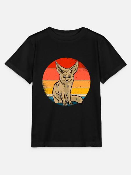 Fennek - Stanley/Stella Kinder T-Shirt MINI CREATOR  - Schwarz