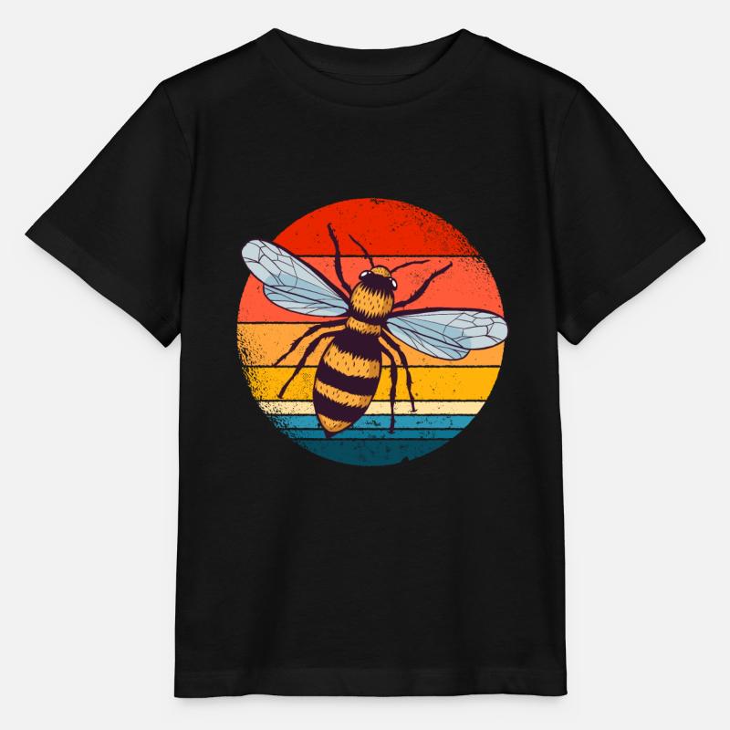 Biene - Stanley/Stella Kinder T-Shirt MINI CREATOR  - Schwarz