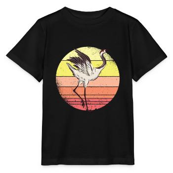 Kranich - Stanley/Stella Kinder T-Shirt MINI CREATOR  - Schwarz - Vorne - Mikhail (115cm)