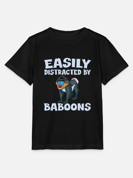 Pavian Spruch - Stanley/Stella Kinder T-Shirt MINI CREATOR - Schwarz