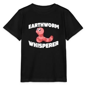 Earthworm Whisperer - Stanley/Stella MINI CREATOR Kids’ T-Shirt - black - Front - Mikhail (115cm)