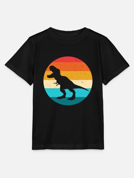 T-Rex - Stanley/Stella Kinder T-Shirt MINI CREATOR - Schwarz