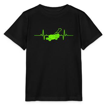 Tondre le rythme cardiaque - T-shirt bio MINI CREATOR Stanley/Stella Enfant - noir - Devant - Mikhail (115cm)