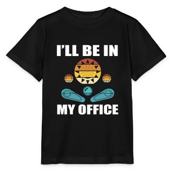 Pinball Player Gift - Stanley/Stella MINI CREATOR Kids’ T-Shirt - black - Front - Mikhail (115cm)