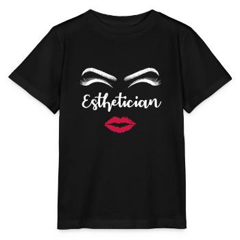 Esthéticiens - T-shirt bio MINI CREATOR Stanley/Stella Enfant - noir - Devant - Mikhail (115cm)