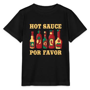 Sharp sauce - Stanley/Stella MINI CREATOR Kids’ T-Shirt - black - Front - Mikhail (115cm)