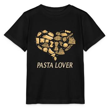 Pasta Amants - T-shirt bio MINI CREATOR Stanley/Stella Enfant - noir - Devant - Mikhail (115cm)
