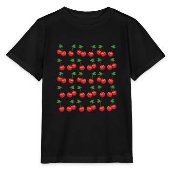 Cerises - T-shirt bio MINI CREATOR Stanley/Stella Enfant - noir - Devant - Mikhail (115cm)