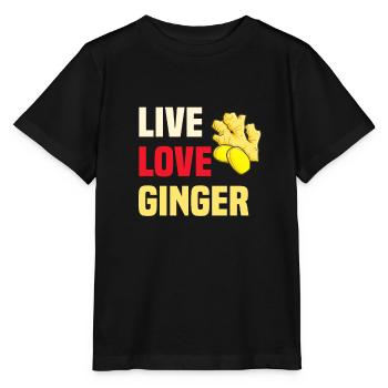 Chemise au gingembre - T-shirt bio MINI CREATOR Stanley/Stella Enfant - noir - Devant - Mikhail (115cm)