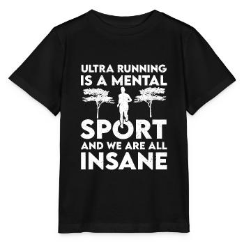 Ultra Running - Stanley/Stella Kinder T-Shirt MINI CREATOR  - Schwarz - Vorne - Mikhail (115cm)