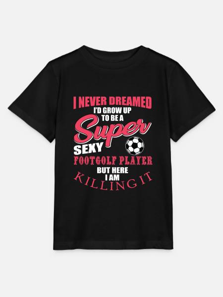 Footgolf Spieler - Stanley/Stella Kinder T-Shirt MINI CREATOR  - Schwarz