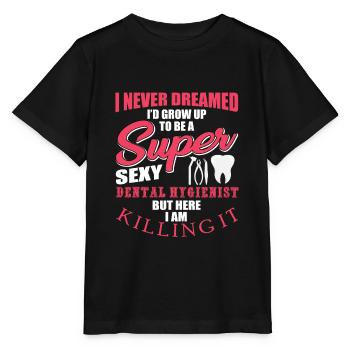 Dental hygienists - Stanley/Stella MINI CREATOR Kids’ T-Shirt - black - Front - Mikhail (115cm)