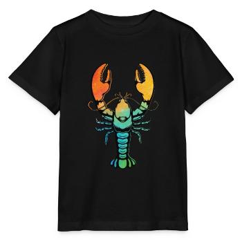 Languste - Stanley/Stella Kinder T-Shirt MINI CREATOR  - Schwarz - Vorne - Mikhail (115cm)