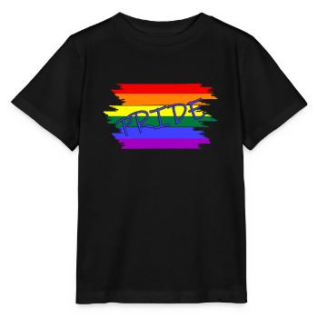 lgbtq pride month - Stanley/Stella Kinder T-Shirt MINI CREATOR  - Schwarz - Vorne - Mikhail (115cm)
