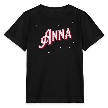 Anna names personalized - Stanley/Stella MINI CREATOR Kids’ T-Shirt - black - Front - Mikhail (115cm)