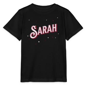 Sarah names personalized - Stanley/Stella MINI CREATOR Kids’ T-Shirt - black - Front - Mikhail (115cm)