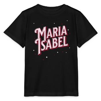 Maria Isabel name personalized - Stanley/Stella MINI CREATOR Kids’ T-Shirt - black - Front - Mikhail (115cm)