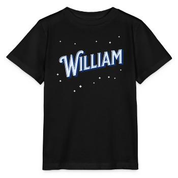 William Namen personalisiert - Stanley/Stella Kinder T-Shirt MINI CREATOR  - Schwarz - Vorne - Mikhail (115cm)