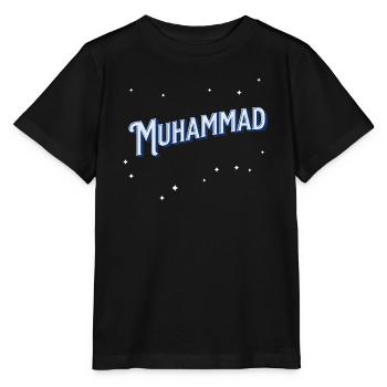 Nom de Mahomet personnalisé - T-shirt bio MINI CREATOR Stanley/Stella Enfant - noir - Devant - Mikhail (115cm)