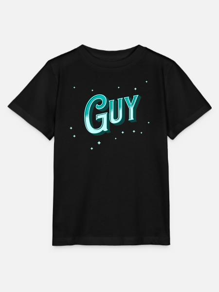 Guy Namen personalisiert - Stanley/Stella Kinder T-Shirt MINI CREATOR - Schwarz