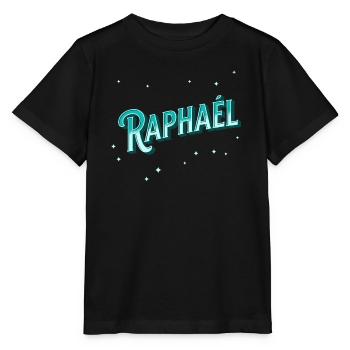 Raphael name personalized - Stanley/Stella MINI CREATOR Kids’ T-Shirt - black - Front - Mikhail (115cm)