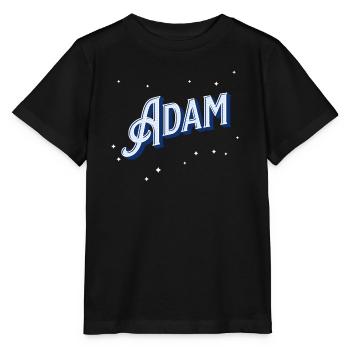 Nom Adam personnalisé - T-shirt bio MINI CREATOR Stanley/Stella Enfant - noir - Devant - Mikhail (115cm)