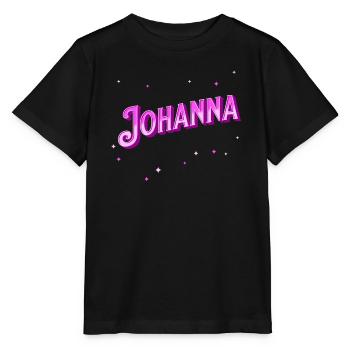 Le prénom de Johanna personnalisé - T-shirt bio MINI CREATOR Stanley/Stella Enfant - noir - Devant - Mikhail (115cm)