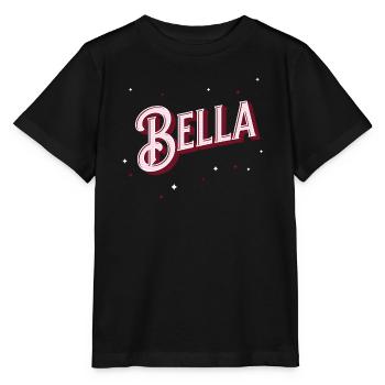 Personalized Bella name - Stanley/Stella MINI CREATOR Kids’ T-Shirt - black - Front - Mikhail (115cm)
