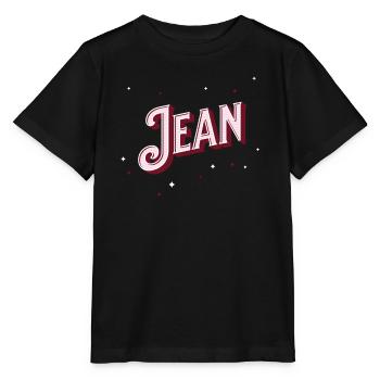 Jean name personalized - Stanley/Stella MINI CREATOR Kids’ T-Shirt - black - Front - Mikhail (115cm)