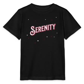 Nom sérénité personnalisé - T-shirt bio MINI CREATOR Stanley/Stella Enfant - noir - Devant - Mikhail (115cm)